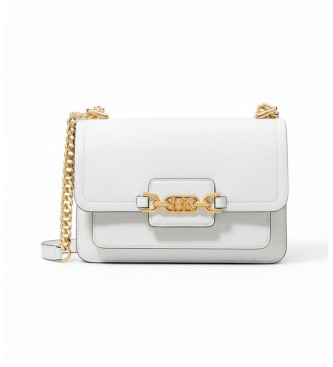 Michael Kors para hombre. CF5403VK00 Bolso de hombro Heather grande de piel blanco (L), Casual