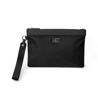 Michael Kors para hombre. 33S5LEEU2B Bolso de mano Eli negro (OSFA), Casual, Sostenible, Nylon reciclado