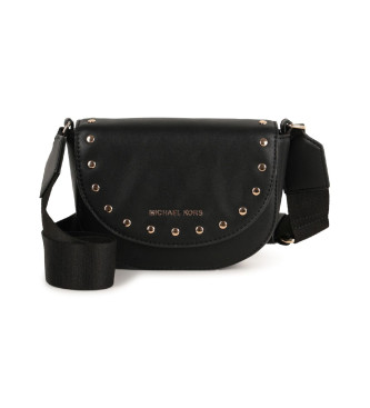 Michael Kors para niña. R30527 Bolso Bandolera negro (OSFA), Casual, Poliuretano, moda infantil