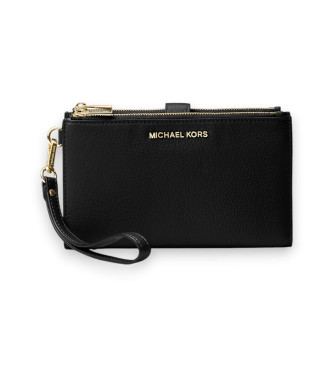 Michael Kors para mujer. 32F5GJ6F6L Bolso de pulsera Jet Set mediano de piel granulada negro (OSFA), Casual