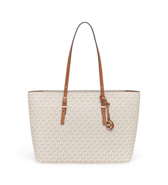 Michael Kors para mujer. 30T5GQNT9B Bolso Quinn beige (OSFA), Casual, PVC
