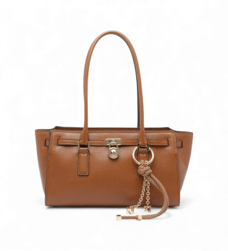 Michael Kors para mujer. 30F5GNXT0L Bolso satchel Hamilton Moderne pequeño (OSFA), Marrón, Casual, Piel