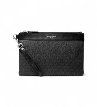 Michael Kors para hombre. 33F9LACU2B Bolso Travel Pouch negro (OSFA), Casual, Poliéster