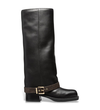 Michael Kors para hombre. 40F5COFB6L Botas de Piel Colby marrón (42), Negro, Plano, 1 a 3cm, Ninguno, Casual