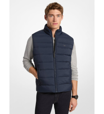 Michael Kors para hombre. MC68315 Chaleco Glendale Matte marino (XL), Casual, Nylon