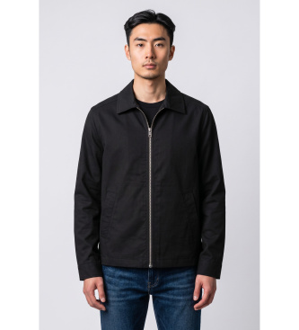 Para hombre. CT64086L6C Chaqueta tech tropical de manga larga con cremallera (S), Casual, Poliéster