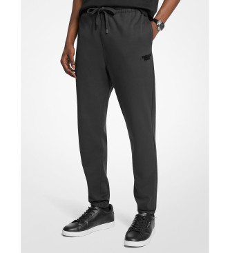 Michael Kors para hombre. CF552885MF Jogger de mezcla de algodón negro (L), Casual