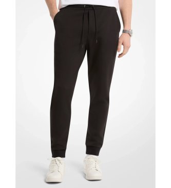 Michael Kors Joggers de mezcla de algodón con logotipo negro