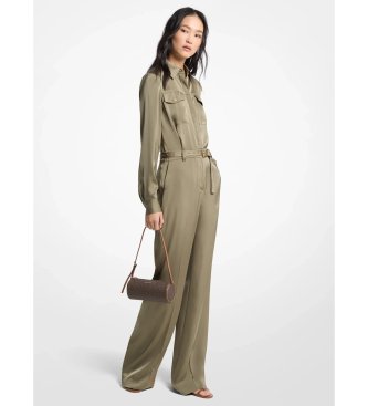 Michael Kors Mono de satén verde