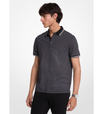 Michael Kors para hombre. CS550V85KS Polo Greenwich negro (M), Casual, Algodón, Manga corta