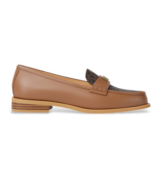 Michael Kors para hombre. 40F5LXFP1B Mocasines Loafer Lex marrón (40.5), Plano, Ninguno, Casual