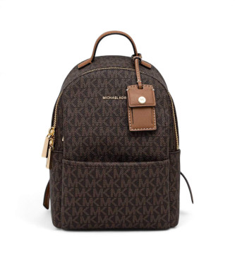 Michael Kors para mujer. 30T5G3XB1B Mochila Conv marrón (OSFA), Casual, PVC