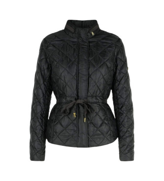 Michael Kors para mujer. MT520IB3SB Plumón Belted Eco negro (L), Casual, Poliéster Reciclado