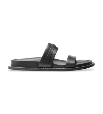 Michael Kors para mujer. 40S5MAFS2L Sandalias de Piel Tira negro (37), Plano, Ninguno, Casual