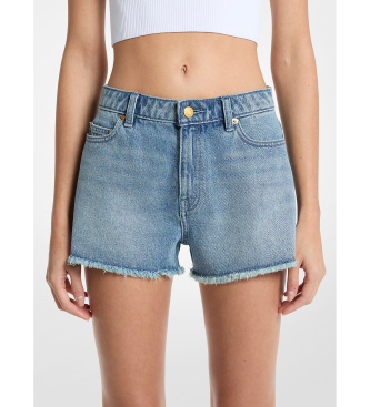 Michael Kors para mujer. MS6900MLAA Shorts Gisele denim azul (M), Casual, Algodón