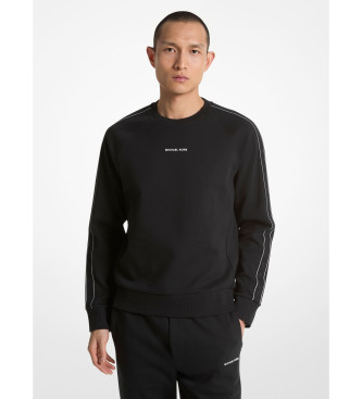 Michael Kors Para Hombre. CT4524C5MF Sudadera Con Rayas Y Logo Negro (Xl), Casual, AlgodóN-image