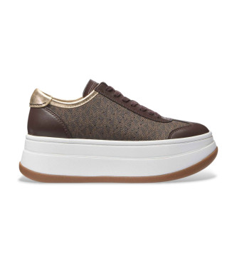 Michael Kors para hombre. 43T5HYFS2L Zapatillas Hayes marrón (8.5UK=41.5), 5 a 8cm, Cordones, Casual