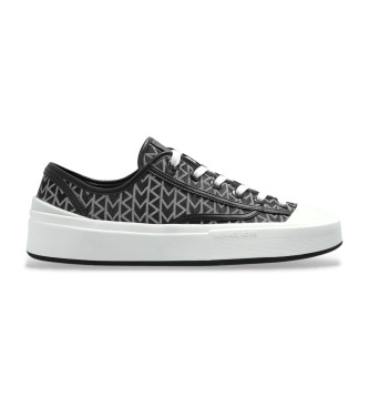 Michael Kors Para Mujer. 43T5JDFS1Y Zapatillas Mk2000 Jacquard Negro (37), Plano, Cordones, Casual-image