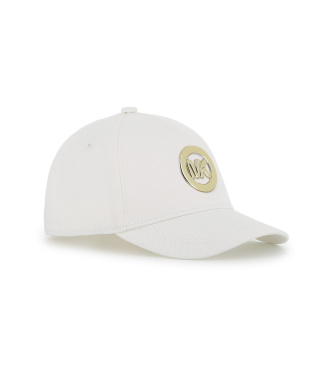 Michael Kors para niña. R30626 Gorra Bubble blanco (56), Casual, Algodón, moda infantil