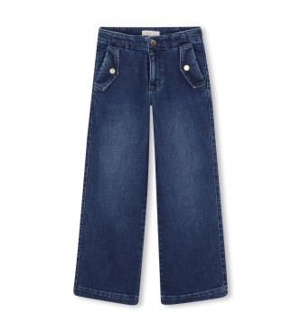 Michael Kors unisex para niños. R30447 Jeans Basic azul (14años= 162cm), Casual, Algodón, Denim, moda infantil