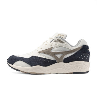 Zapatillas de piel Contender S blanco, azul (40), Plano, Ante, Cordones, Casual, Mizuno outlet 2024.