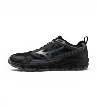 Mizunounisex. D1GA2601 Wave Daichi Ls zwarte sneakers (38), Stof, Plat, Geen, Casual