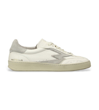 MOA Concept para mujer. MG583CO Zapatillas de Piel Club blanco (38), Plano, Cordones, Casual