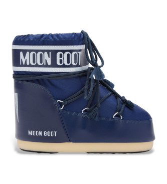 Moon Boot para mujer. 80D1409340 Botas Icon Low Nylon azul (39/41), Plano, Ninguno, Casual, Nieve