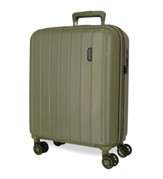 Movom unisex. 531866A Maleta de cabina Wood expandible verde (OSFA), Casual, ABS/Policarbonato, Movom outlet 2024.