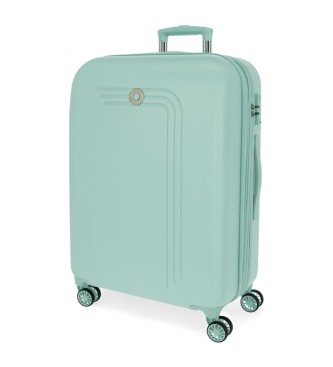Movom unisex. 5999368 Maleta Grande Riga Rígida 80cm turquesa (OSFA), Casual, Verde, ABS/Policarbonato, Movom outlet 2024.