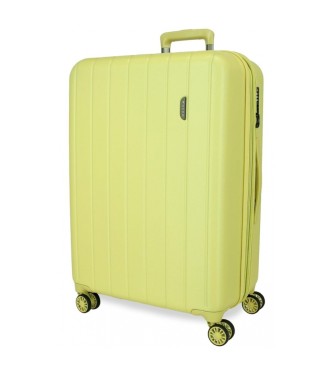 Movom unisex. 531926B Maleta mediana Wood verde (OSFA), Casual, ABS/Policarbonato, Mediano, Movom outlet 2024.