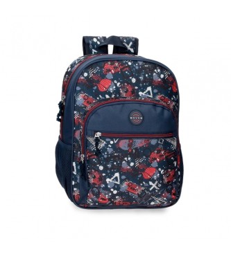 Movom unisex para niños. 27622D1 Mochila Free time adaptable 38 cm marino (OSFA), Casual, Multicolor, Poliéster, moda infantil, Movom outlet