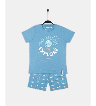 Aznar Innova para criança. Explorar o pijama de manga curta do rapaz