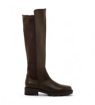 MTNG para mujer. 52458 Botas Campa marrón (37), 3 a 5cm, Cremallera, Casual