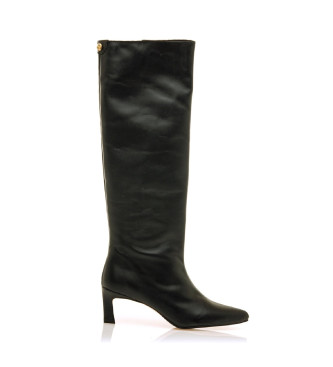Mustang para mujer. 55449 Botas Gala negro (37), Piel, 3 a 5cm, Cremallera, Casual