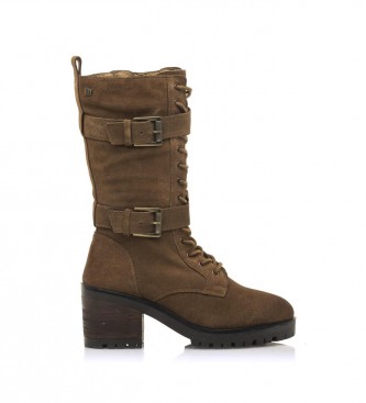 MTNG para mujer. 52683 Botas De Piel Casual Hill Marron (38), Marrón, Plano, Cremallera, MTNG outlet 2024.