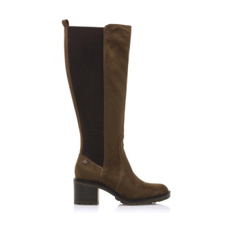 MTNG para mujer. 51992 Bota Casual Mayo marrón - Altura tacón 6cm - (36), 5 a 8cm, Cremallera, MTNG outlet 2024.