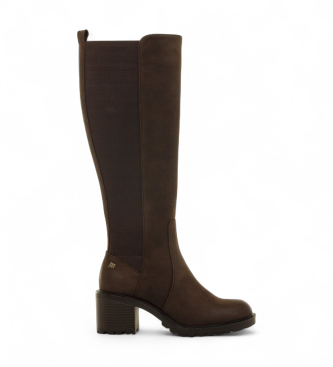 MTNG para mujer. 51992 Botas Mayo marrón (39), 3 a 5cm, Cremallera, Casual