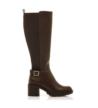 MTNG para mujer. 55166 Botas Mayo marrón (36), 3 a 5cm, Cremallera, Casual