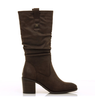 MTNG para mujer. 59357 Botas Miriana marrón (39), 5 a 8cm, Cremallera, Casual