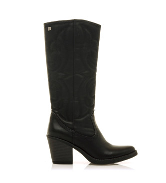 Mustang para mujer. 54969 Botas Tijuana negro (40), 5 a 8cm, Cremallera, Casual