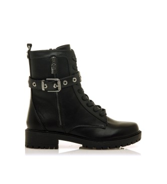MTNGvoor vrouwen. 54771 Campa enkellaarsjes zwart (38), Plat, Ritssluiting, Casual