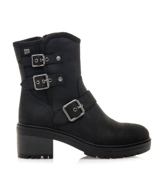 Mustang para mujer. 59382 Botines Doris negro (38), 3 a 5cm, Cremallera, Casual