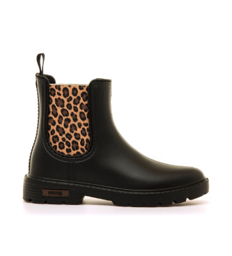 Mustangvoor vrouwen. 56334 Halo enkellaarsjes zwart (36), Plat, 1 tot 3 cm, Geen, Casual
