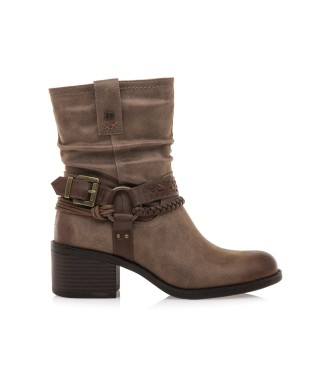 MTNG para mujer. 59348 Botines Persea H Gris (37), Tela, 5 a 8cm, Cremallera, Casual, MTNG outlet 2024.