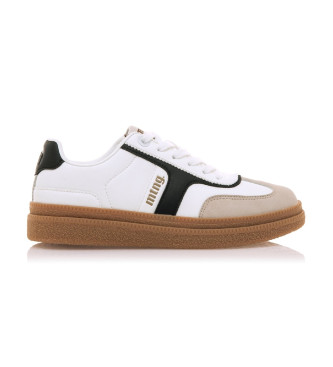 Mustang para mujer. 60461 Zapatillas Cumbia blanco (38), 3 a 5cm, Cordones, Casual