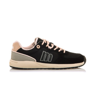 Mustang para mujer. 60857 Zapatillas Free Apolo negro (36), Plano, Cordones, Casual