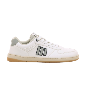Mustang para hombre. 84766 Zapatillas Free Miami blanco (46), Plano, Cordones, Casual