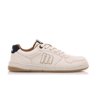 Mustang para hombre. 84766 Zapatillas Free Miami blanco roto (45), Plano, Cordones, Casual