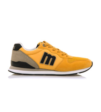 Mustangvoor mannen. 84467 Joggo Gele Schoenen (46), Plat, Veters, Casual, Geel